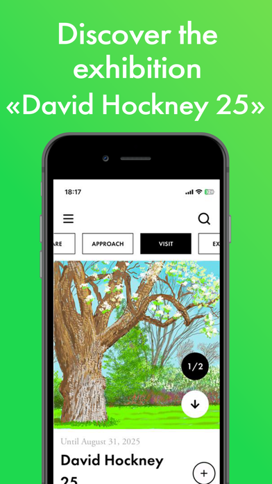 Screenshot 1 of Fondation Louis Vuitton App