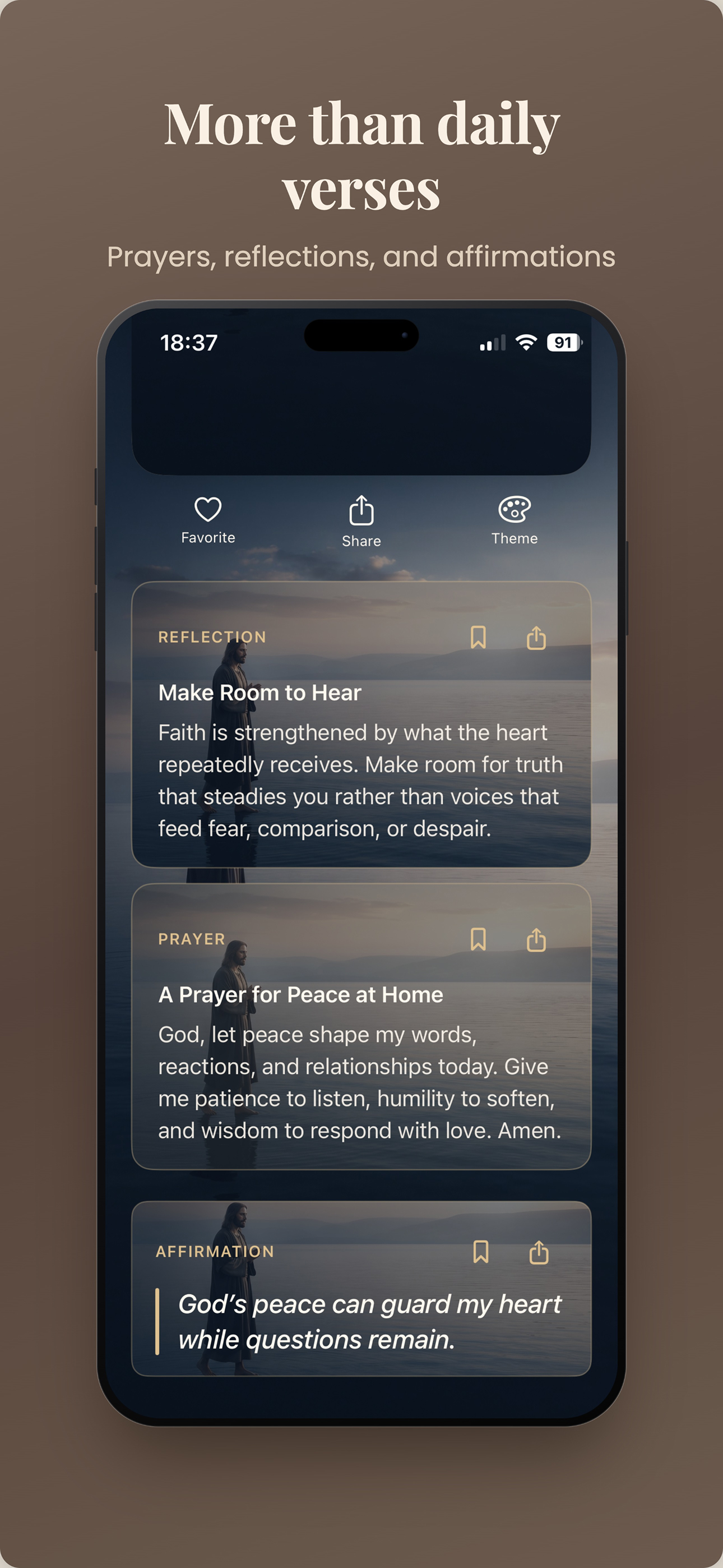 Holy Bible: Daily Verse Widget screenshot 5