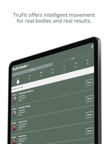TruFit Pilates & Strength iPad screenshot