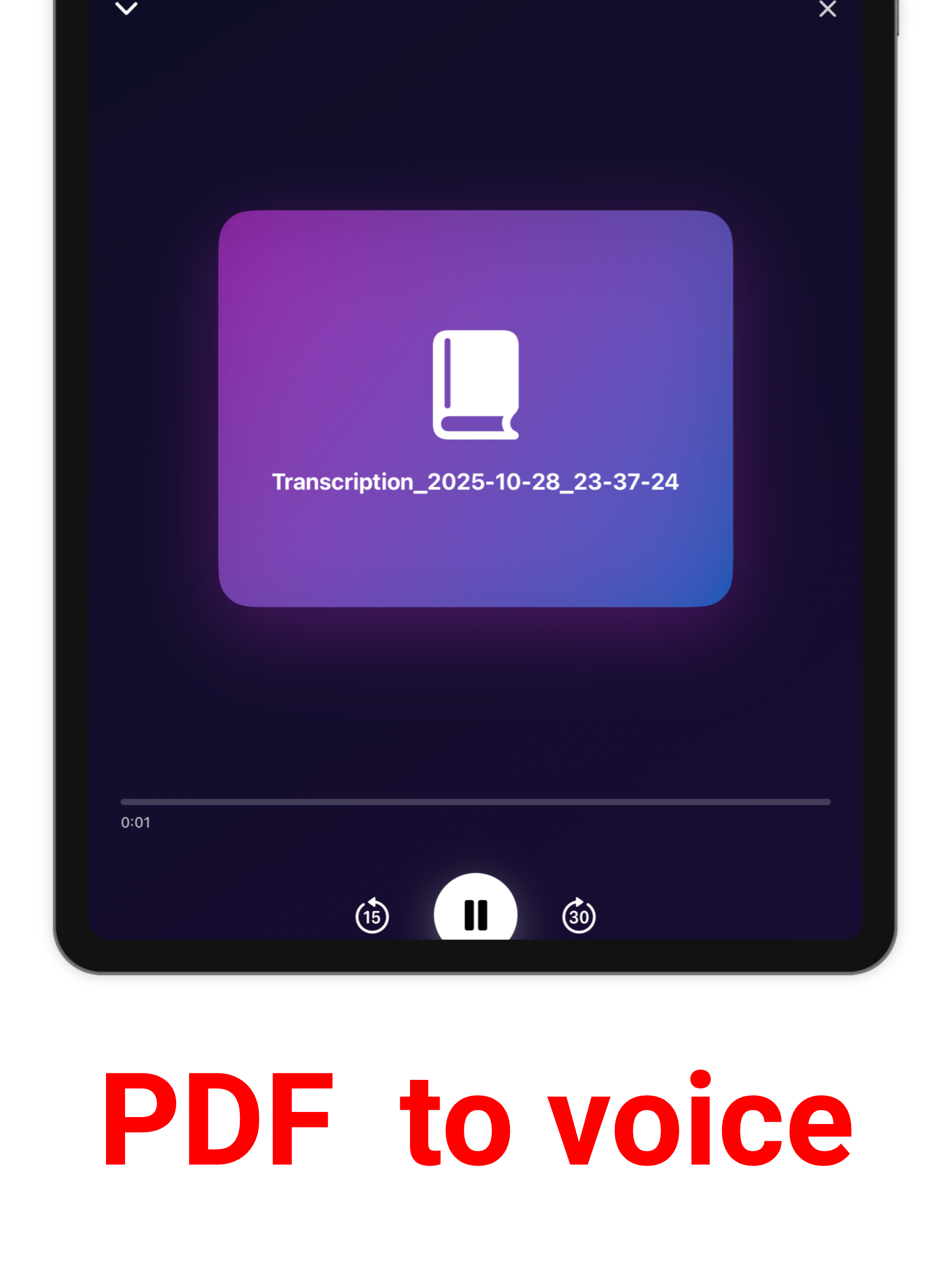 Text to Speech - PDF Voice screenshot 6