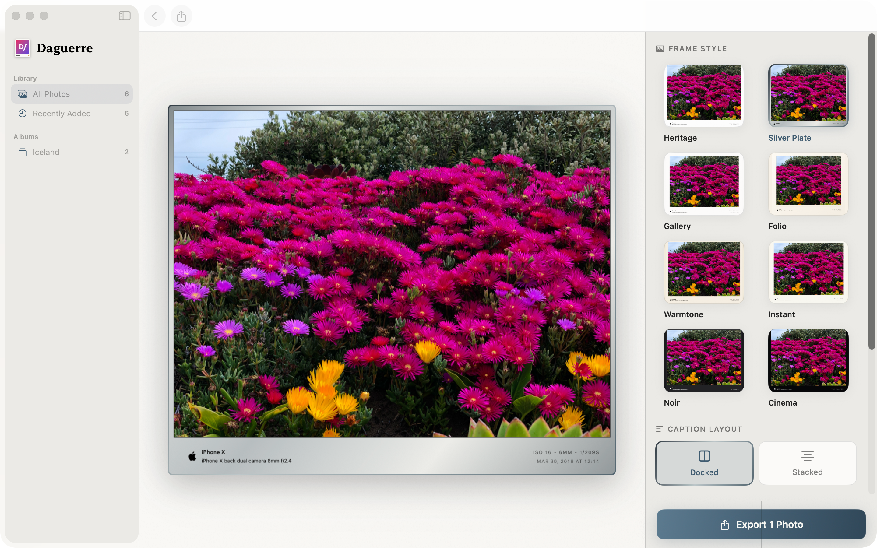 Daguerre — Photo Frame Studio screenshot 14