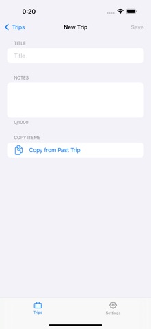 Packio - Travel Packing List Screenshot 5 of 5