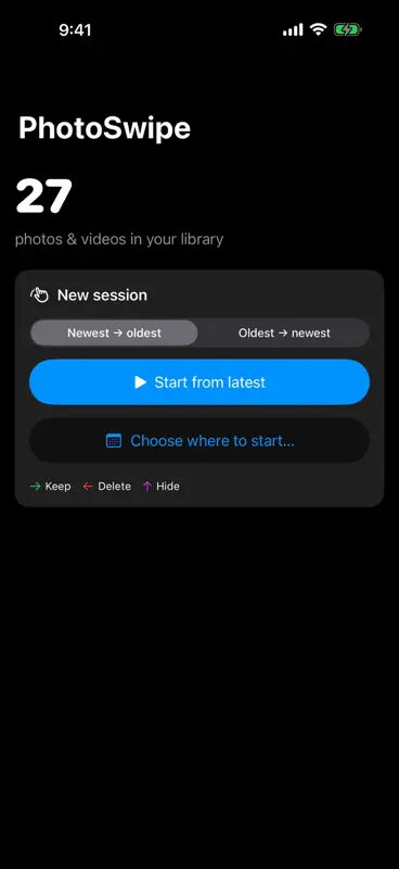 PhotoSwipe: Keep or Delete screenshot 1 of 7