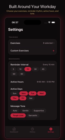 MicroReps: Desk Workout App Screenshot 5 of 5