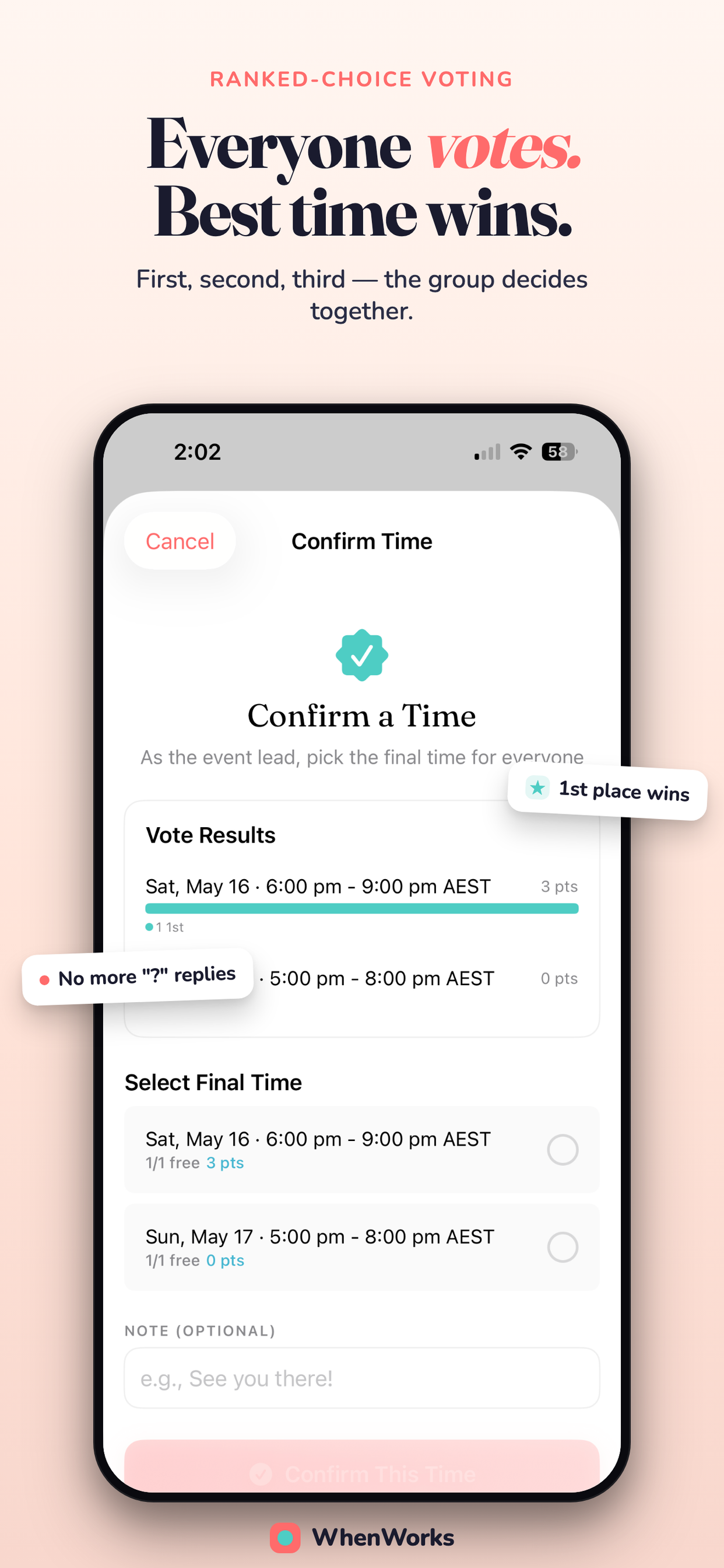 WhenWorks: Find a Time screenshot 5