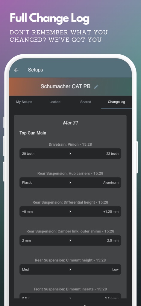 RC Setup App by So Dialed - Sports App | MWM