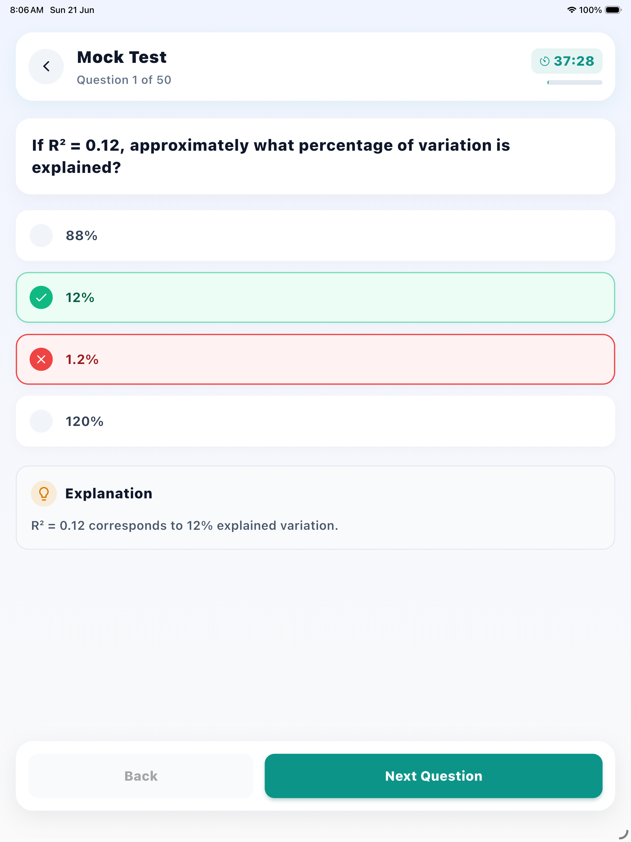 AP Statistics Practice screenshot 9