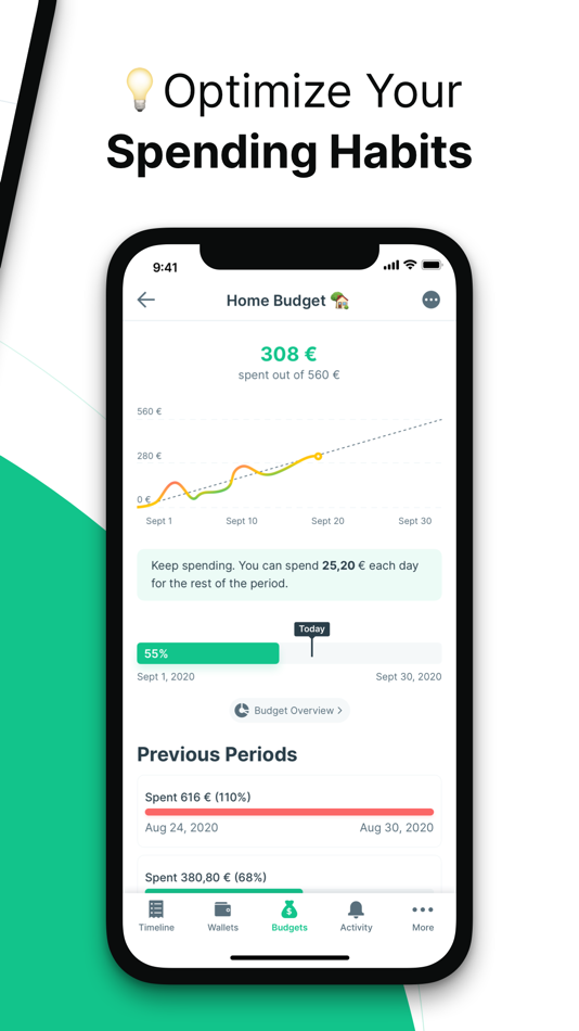 #3. Spendee Budget App & Planner (iOS) Podle: Cleevio s.r.o.