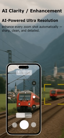 Ultra Zoom 200x Camera AI screenshot
