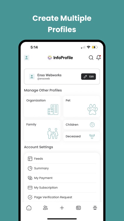 InfoProfile: Digital Card