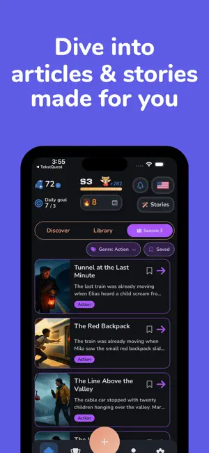 TekstQuest : Daily Reading screenshot 1