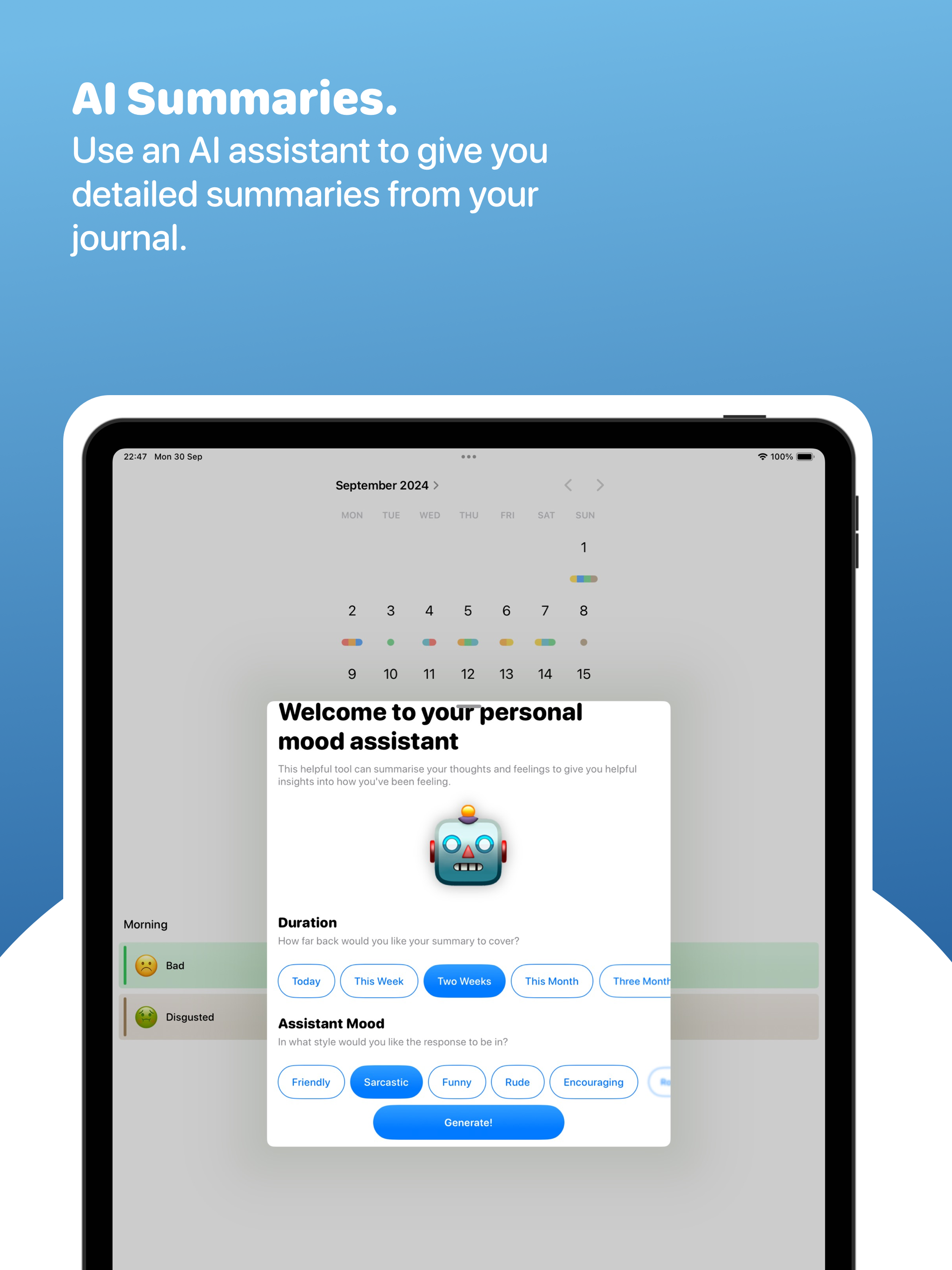 Mood Tracker: Emotion Diary