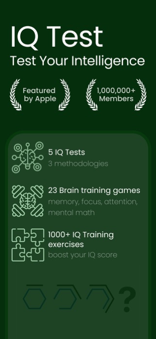 IQ Test & Brain Training LEVO Screenshot 1 of 7