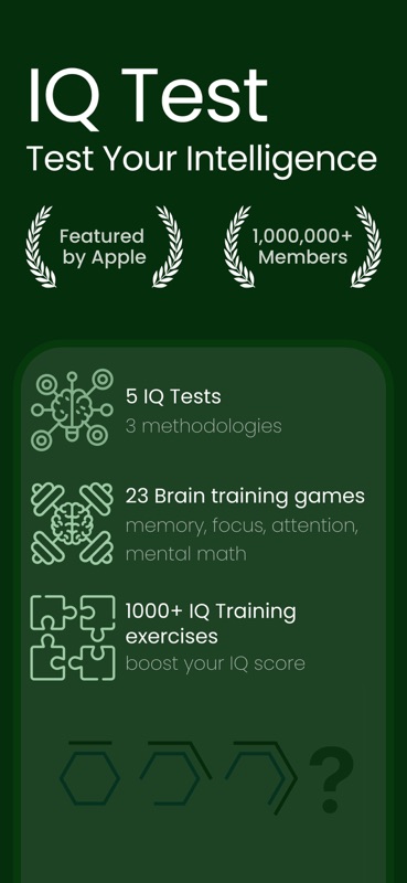 IQ Test & Brain Training Games screenshot 2