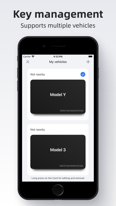 Key for Tesla - Bluetooth key Screenshot