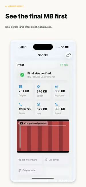 Video Compressor: Shrinkr screenshot 2