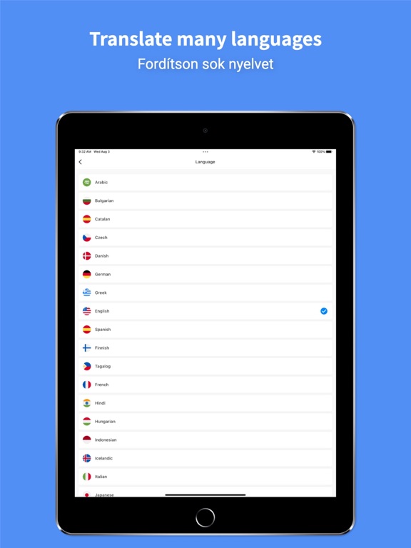 Hungarian Translator Pro + iPad screenshot 5 - Productivity app