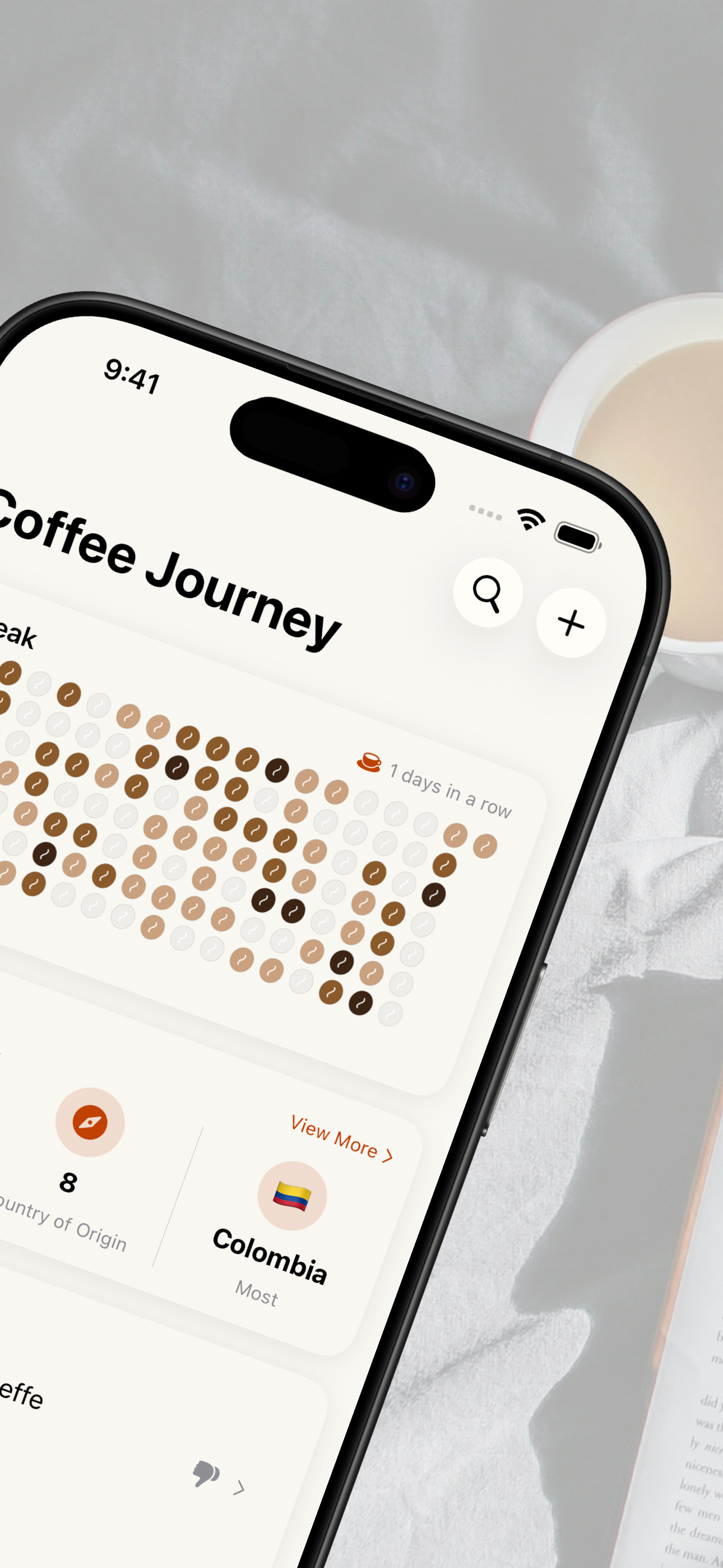 CoffeeJourney – Coffee Tracker screenshot 2