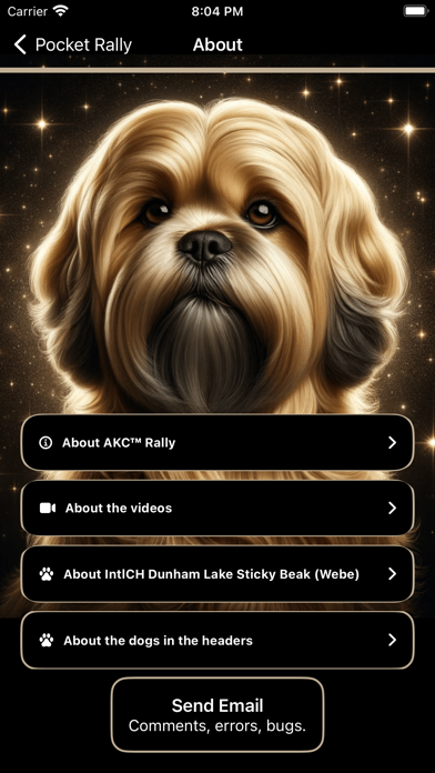 Pocket Rally Dog Obedience Screenshot