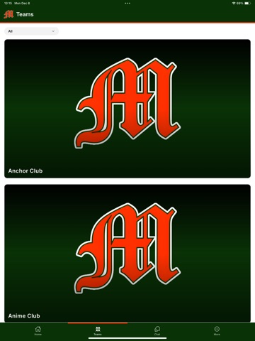 Mosley Athletics iPad screenshot
