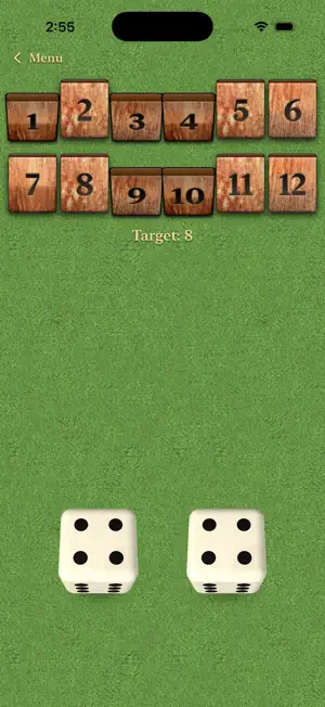 Shut the Box: One-Handed screenshot 3