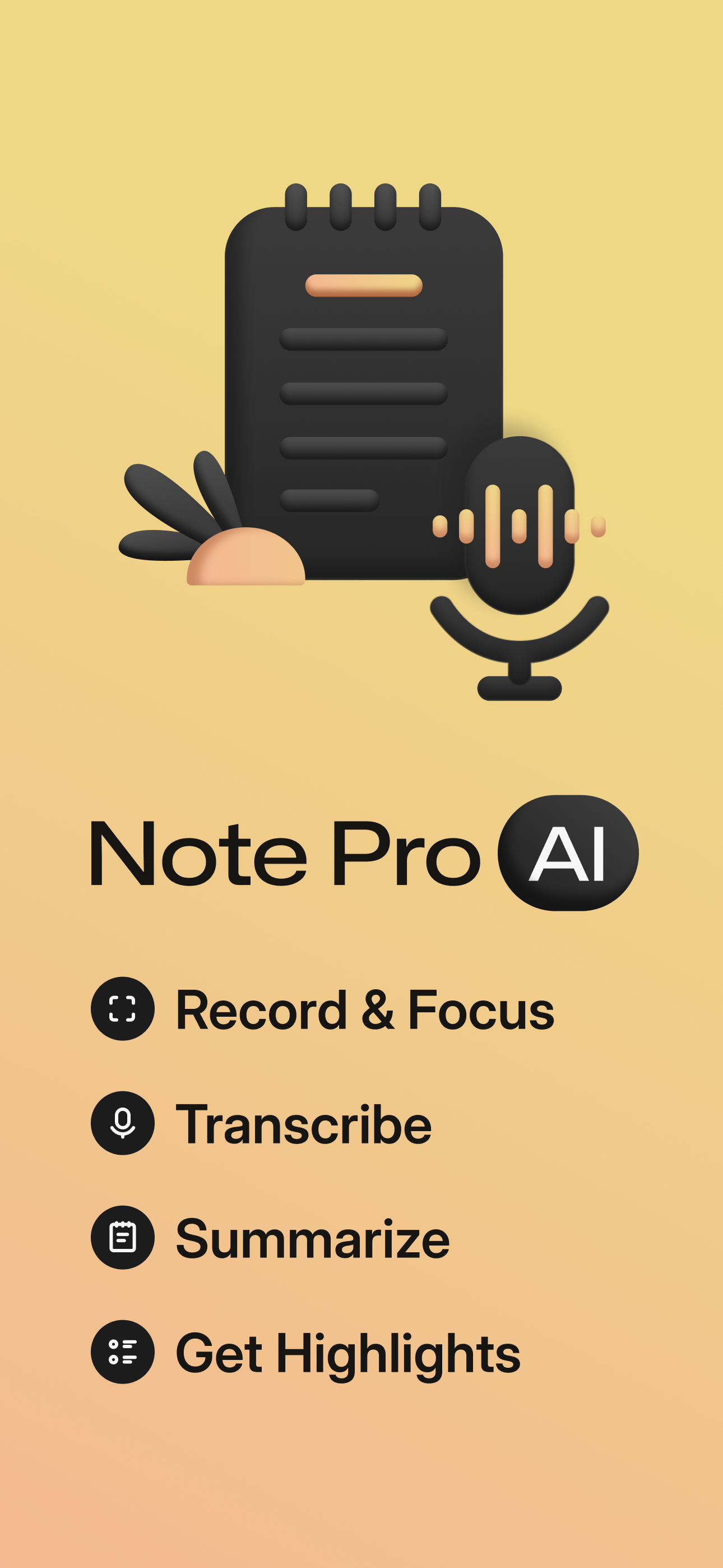 Note Pro: AI Note Taker