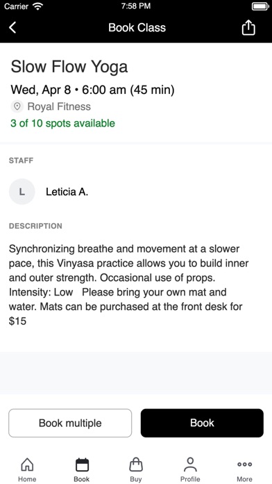 Screenshot #3 pour Royal Fitness