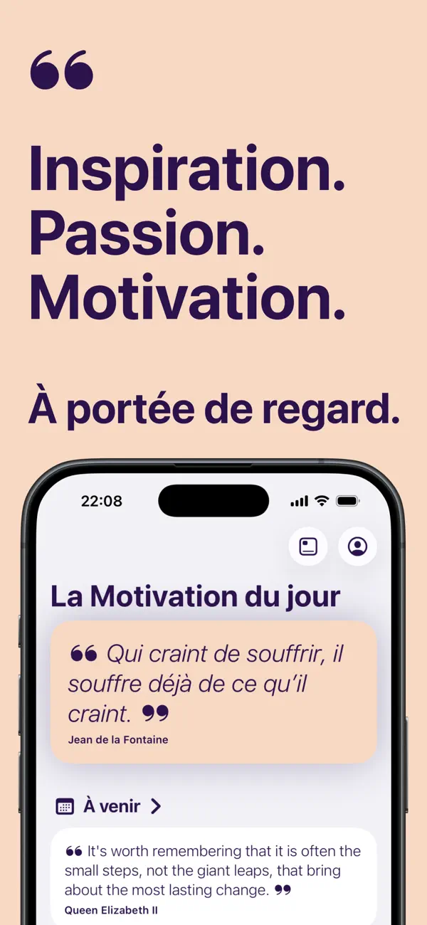 Screenshot #1 pour Citations qui touchent: Verve