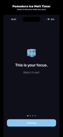 Ice Focus: Pomodoro Timer Screenshot 1 of 5