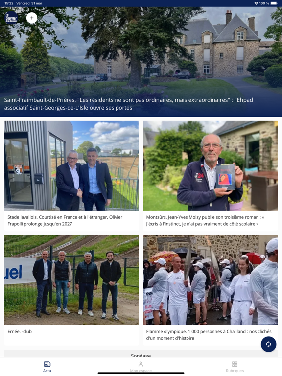 Screenshot #4 pour Le Courrier de la Mayenne