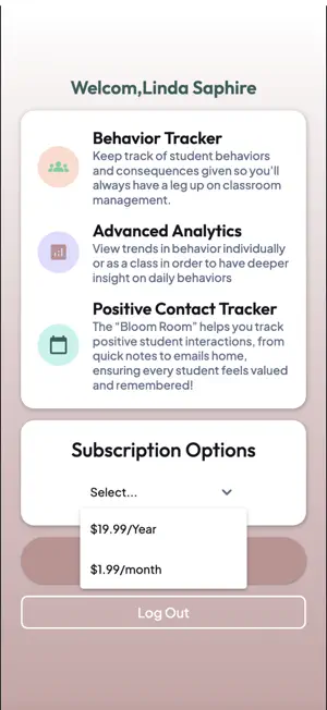 MyClassbloom screenshot 2