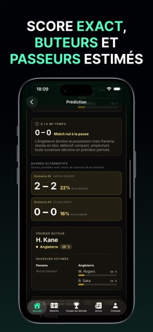 Elofoot - Prédictions Foot IA iPhone screenshot