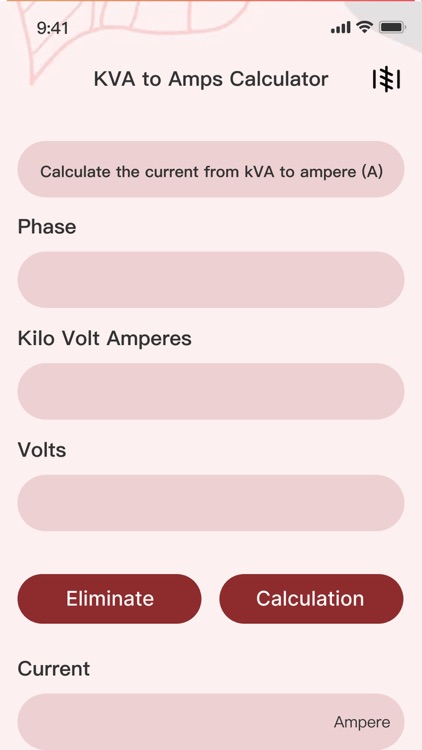 Calculate ampere current