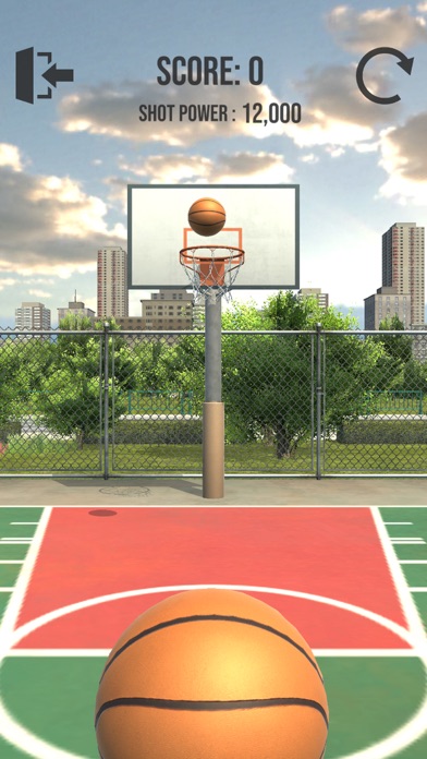 Basketball Court Dunk Shoot Screenshot