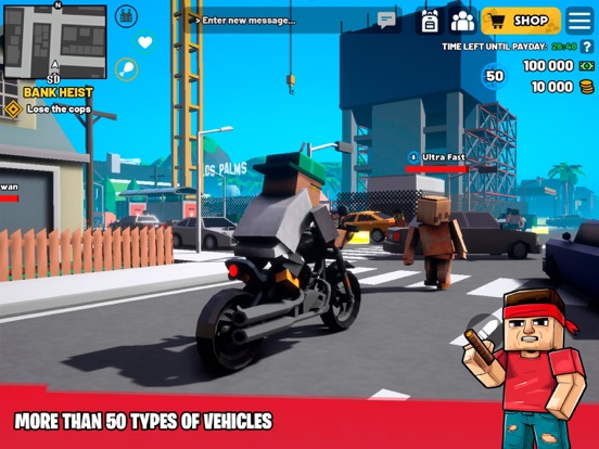 Block Crime Mafia: Online RP iPad screenshot 5 - Games app