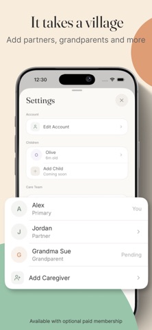 Arya · Baby Tracker screenshot