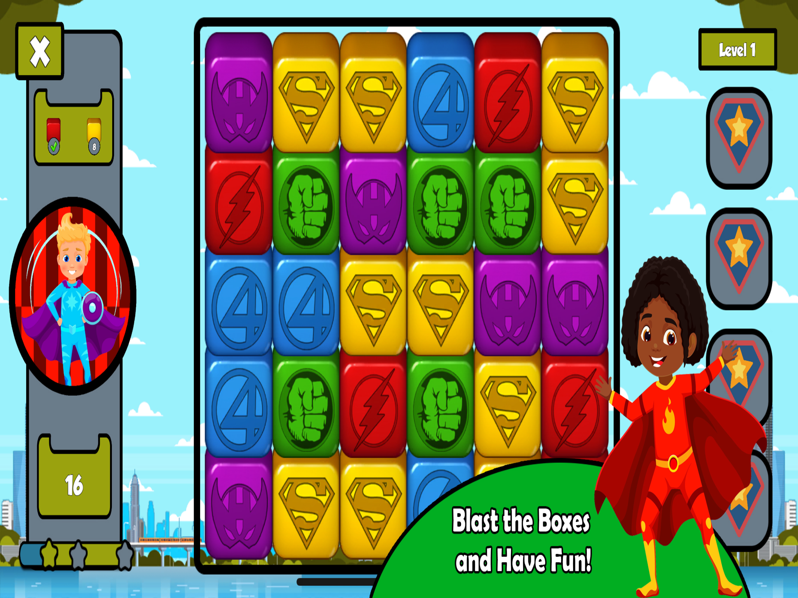 Superhero - Puzzle Games