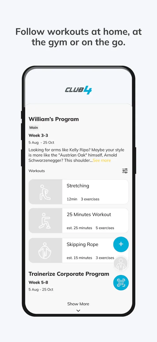 Screenshot #3 pour CLUB4 App
