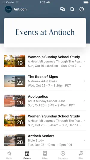 Antioch Bible Church screenshot 2