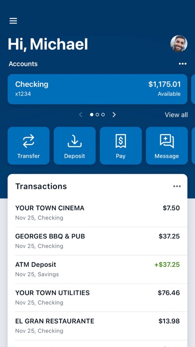 Heritage Valley Mobile Banking Screenshot