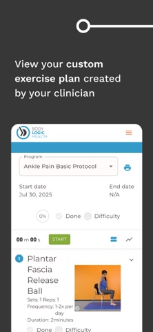 BLH Exercise Platform Screenshot 2 of 4