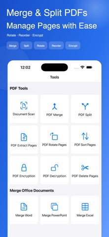 Convert PDF to Word,Excel,PPT iPhone screenshot