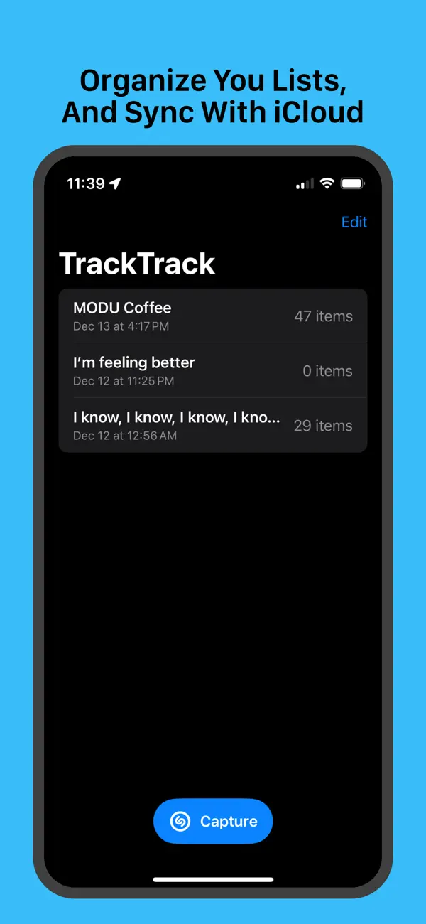 Screenshot #3 pour TrackTrack - Gather Playlists
