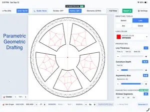 SymmetriCAD: 2D Vector Art CAD screenshot 1
