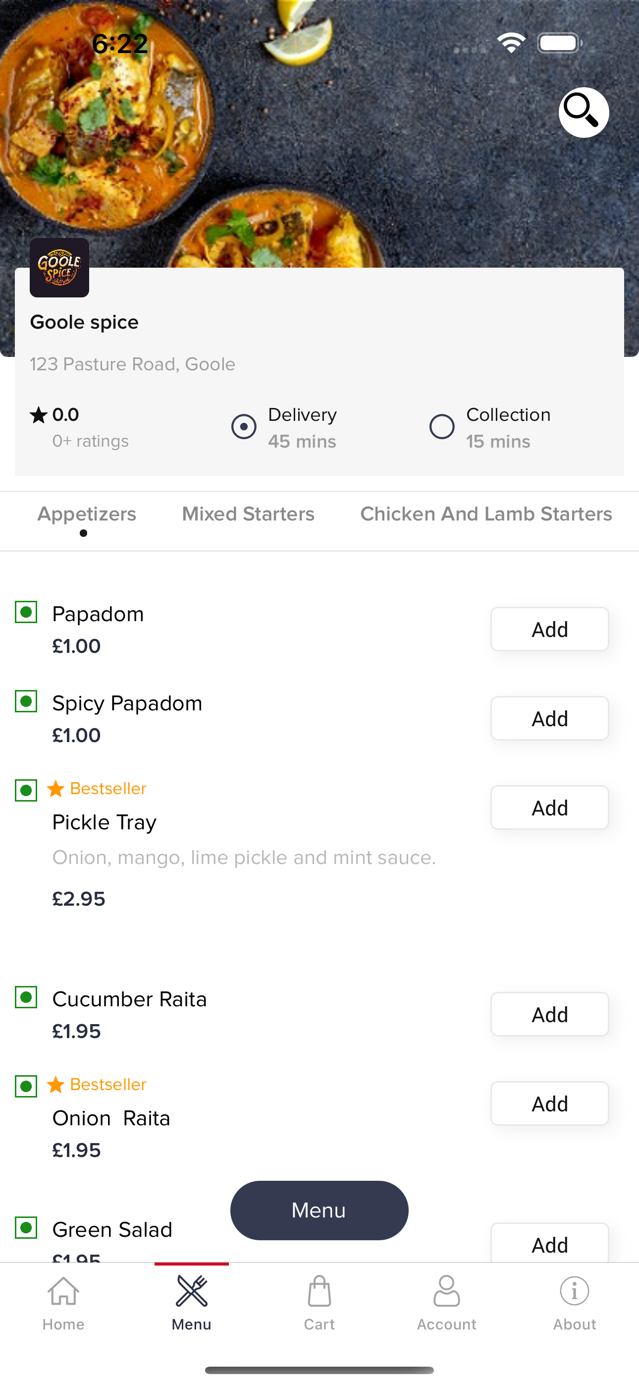 Goole Spice Online screenshot 2