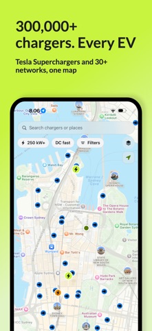 Supercharger Map: Tesla & EV Screenshot 1 of 7