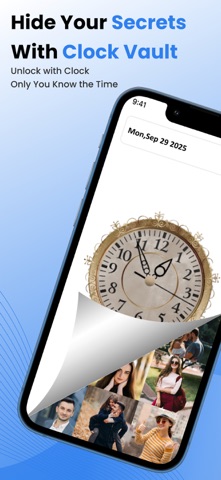 Clocky Vault Photo Video Lock screenshot