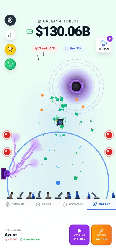 Idle Dot Shooter! screenshot 3