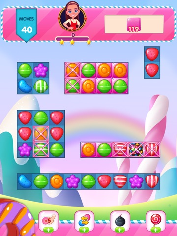 Candy Shop: Match 3 Games iPad screenshot