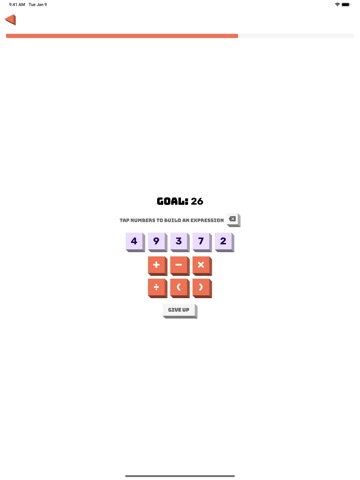 Braincup iPad screenshot